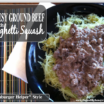 Cheesy Ground Beef with Spaghetti Squash