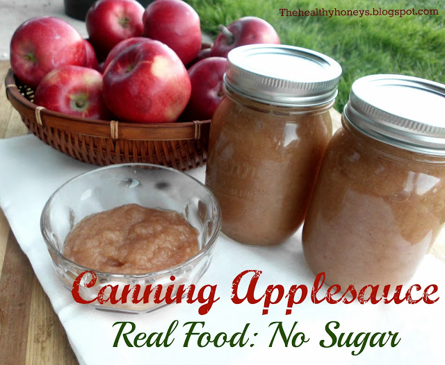 Canning Season: How to Can Applesauce the Real Food Way