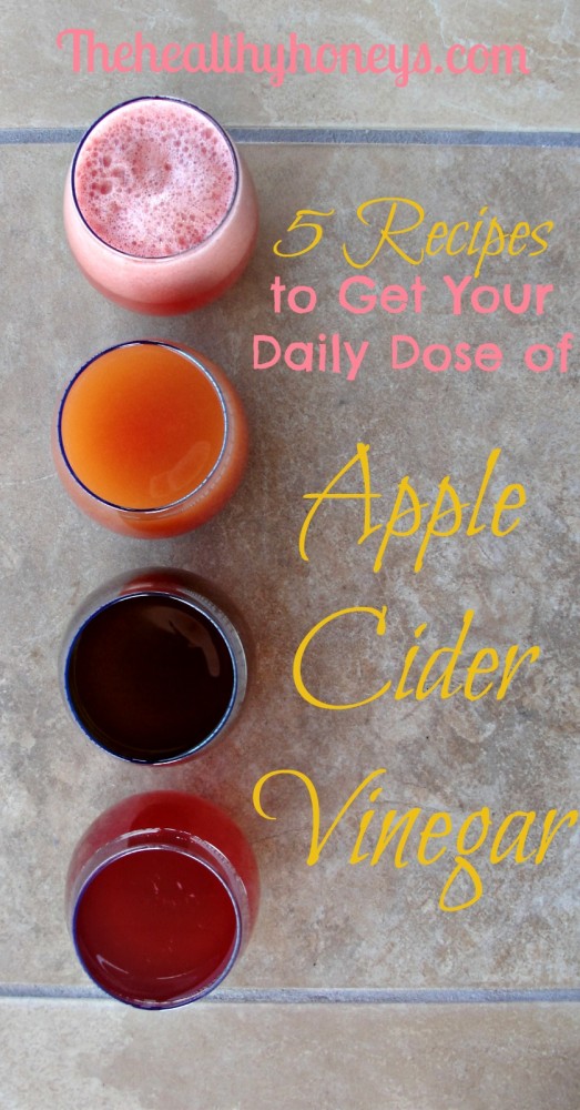 recipes for taking applecider vinegar