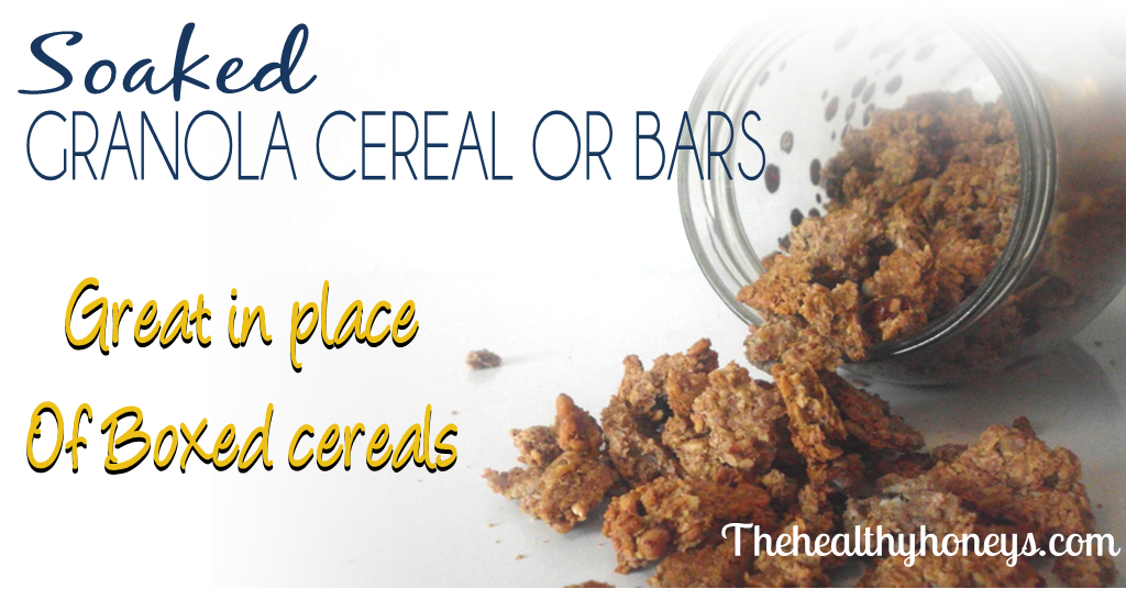 Soaked Granola Cereal or Bars