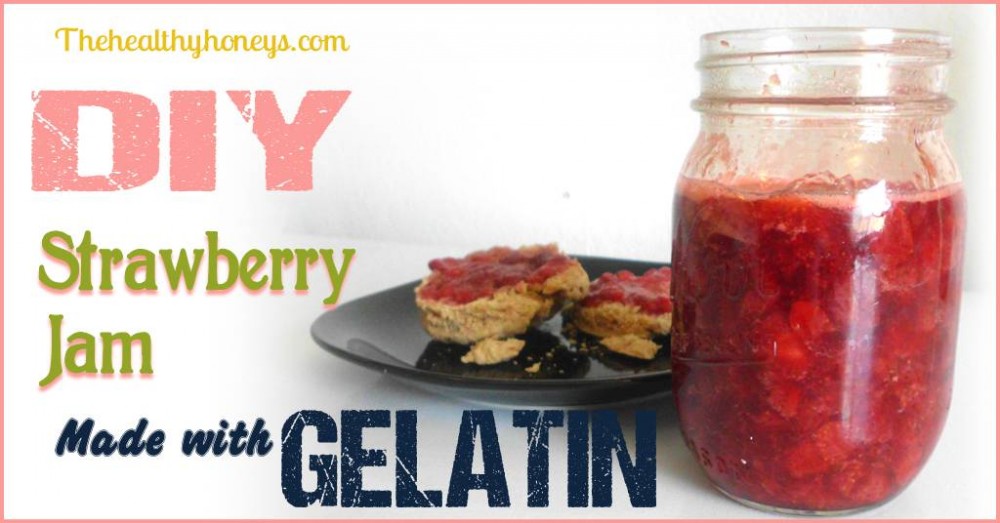 Strawberry Jam made with Gelatin