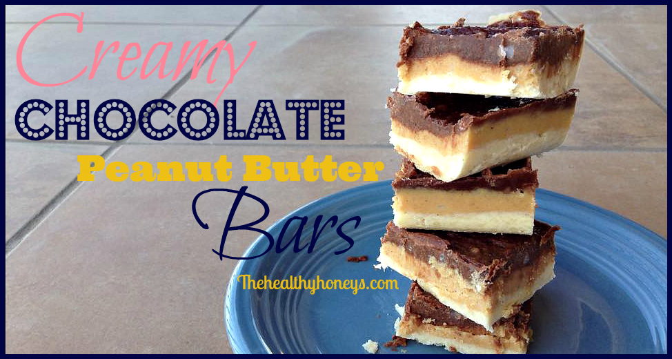 creamy chocolate peanut butter bars