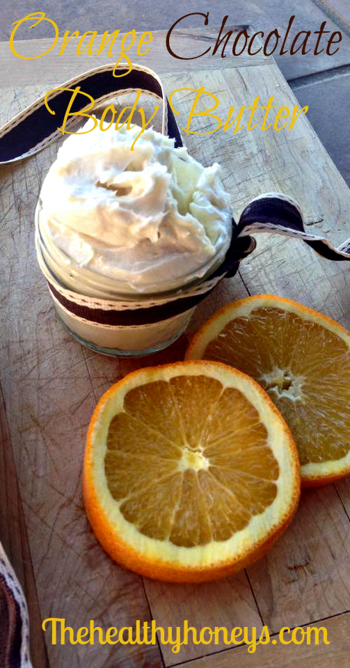 orange chocolate body butter