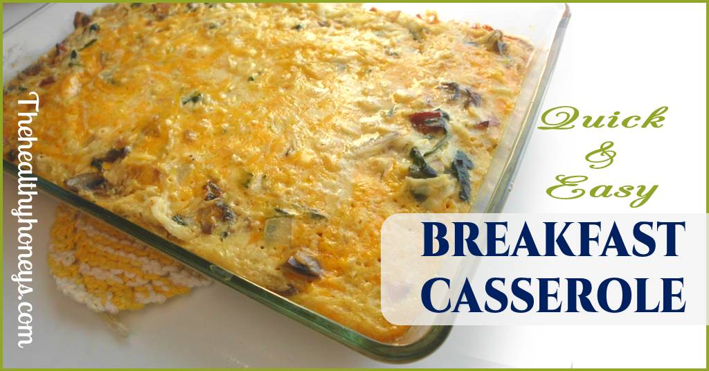 Healthy Breakfast Casserole with Sausage