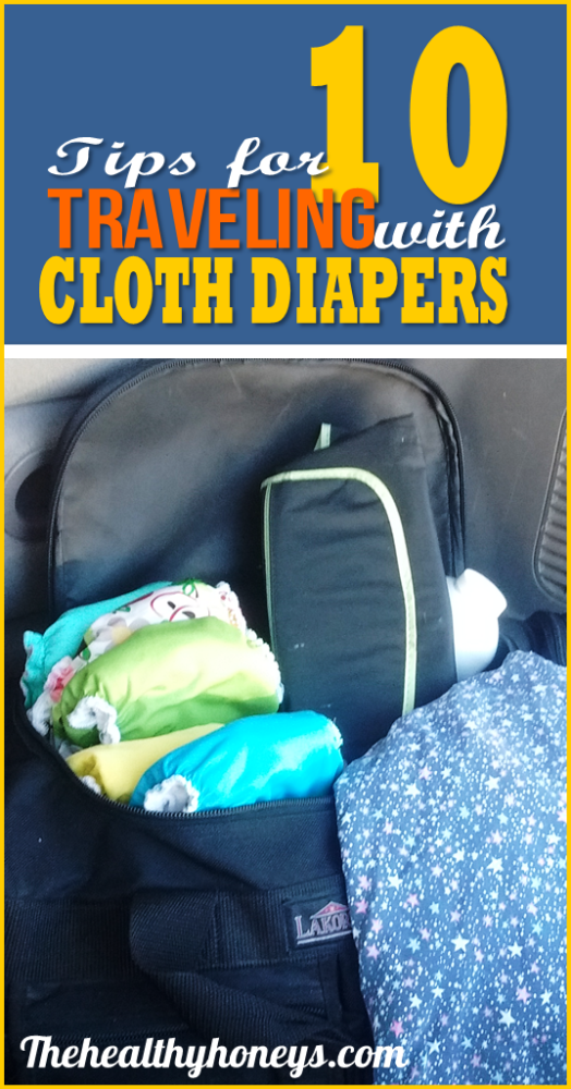 Traveling with cloth diapers