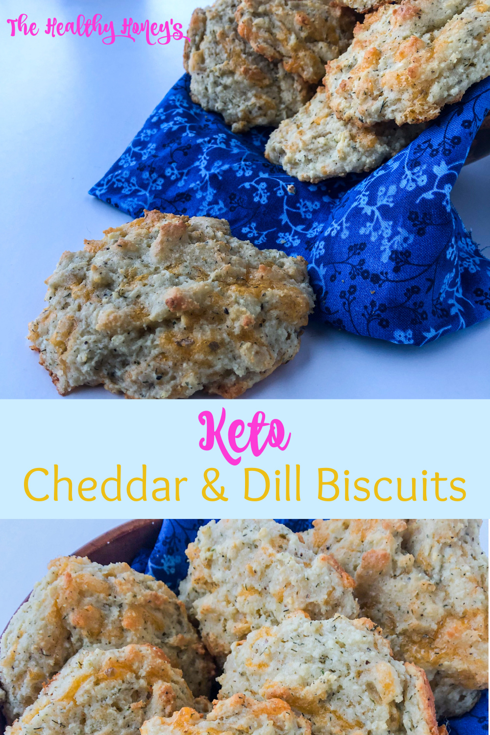 Keto Cheddar and Dill Biscuits (glutenfree) The Healthy Honeys