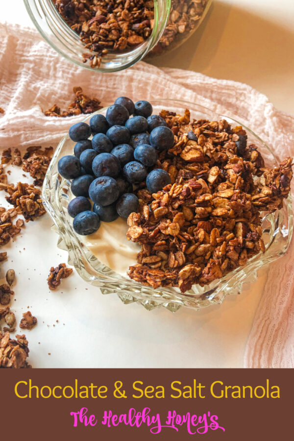 Chocolate & Sea Salt Granola The Healthy Honeys