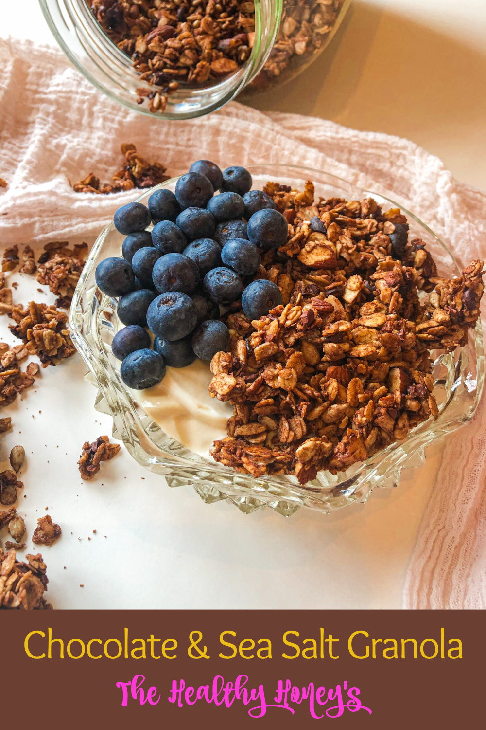 Chocolate & Sea Salt Granola The Healthy Honeys