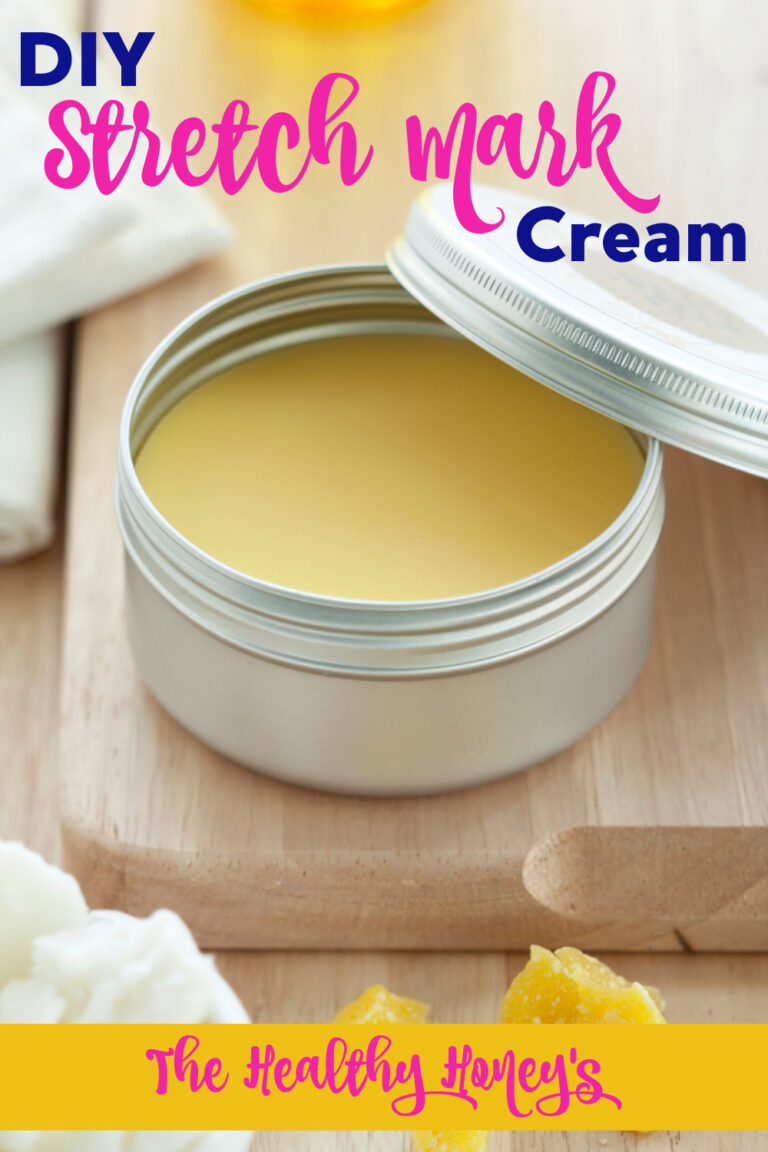 DIY Stretch Mark Cream with All Natural Ingredients - The Healthy Honey's
